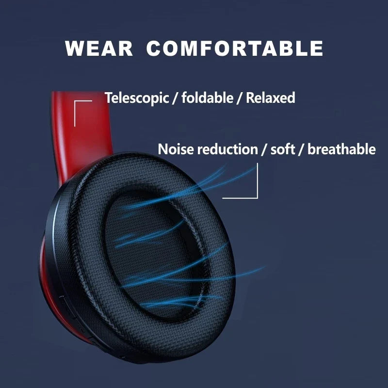 NNEOBA Bluetooth Noise Cancelling Over-Ear Wireless Headphones